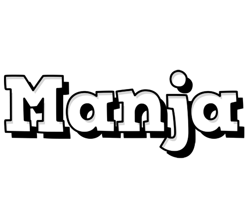 Manja snowing logo