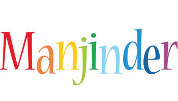 Manjinder birthday logo