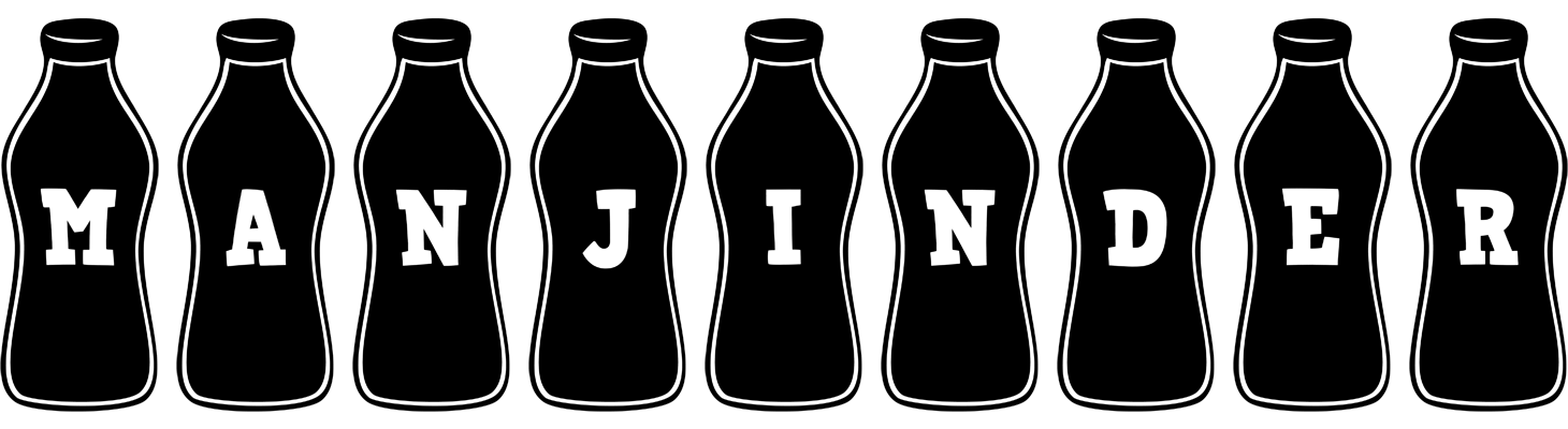 Manjinder bottle logo