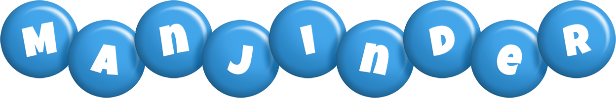 Manjinder candy-blue logo
