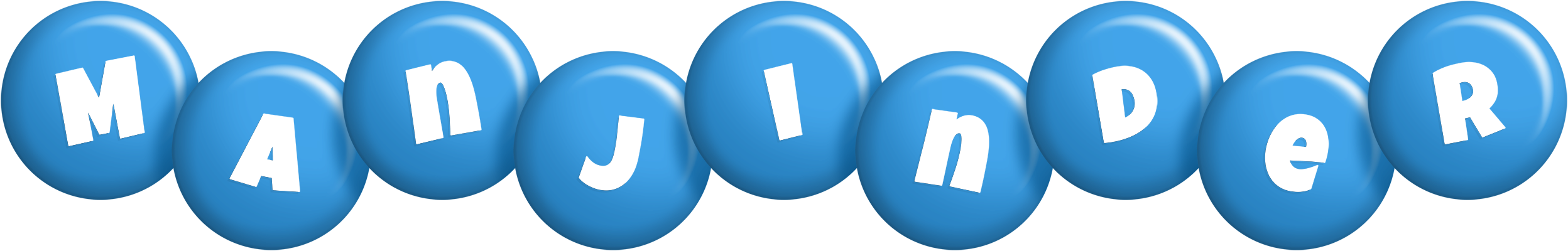 Manjinder candy-blue logo