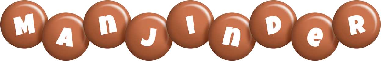 Manjinder candy-brown logo
