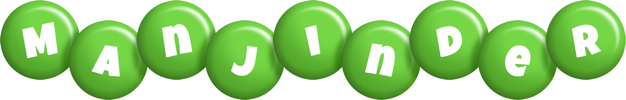 Manjinder candy-green logo