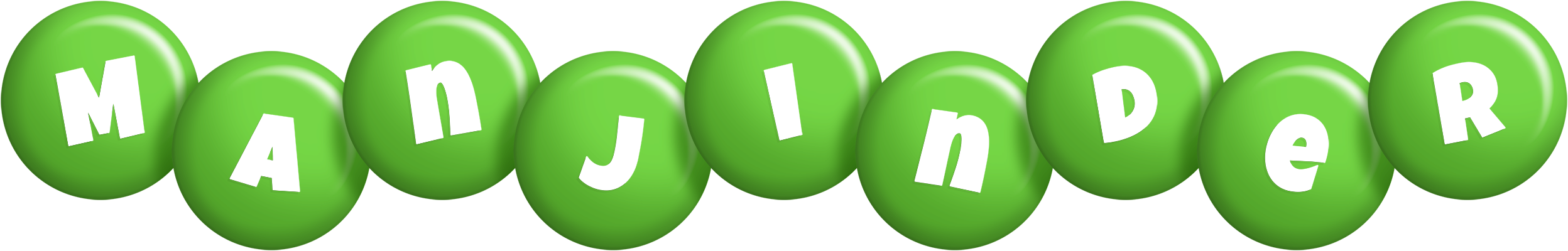 Manjinder candy-green logo