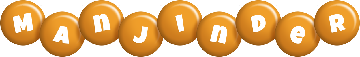 Manjinder candy-orange logo