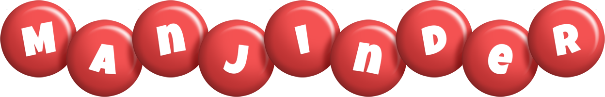 Manjinder candy-red logo