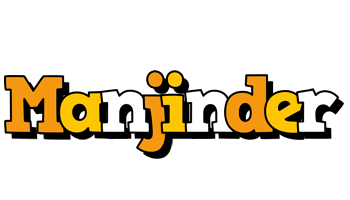 Manjinder cartoon logo