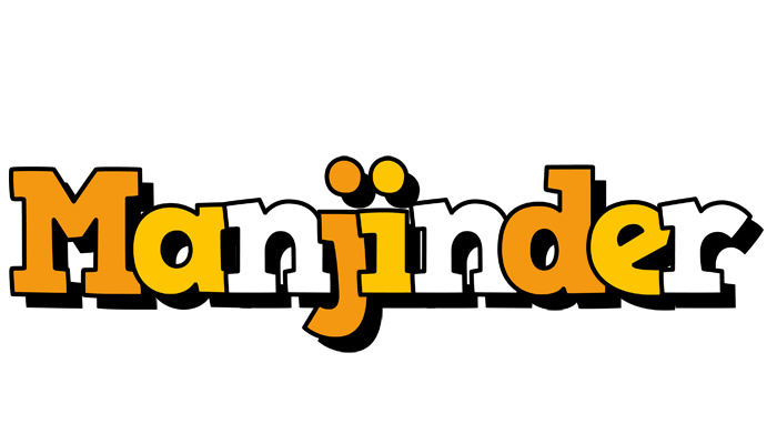 Manjinder cartoon logo