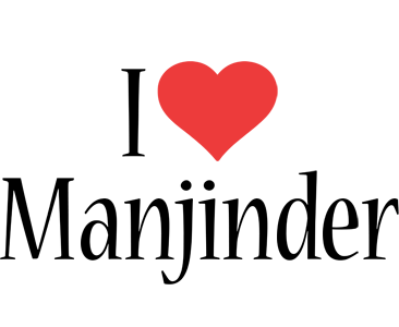 Manjinder i-love logo
