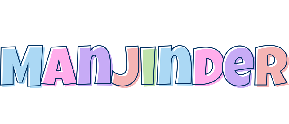 Manjinder pastel logo