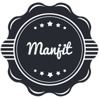 Manjit badge logo