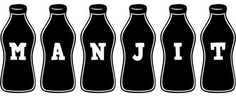Manjit bottle logo