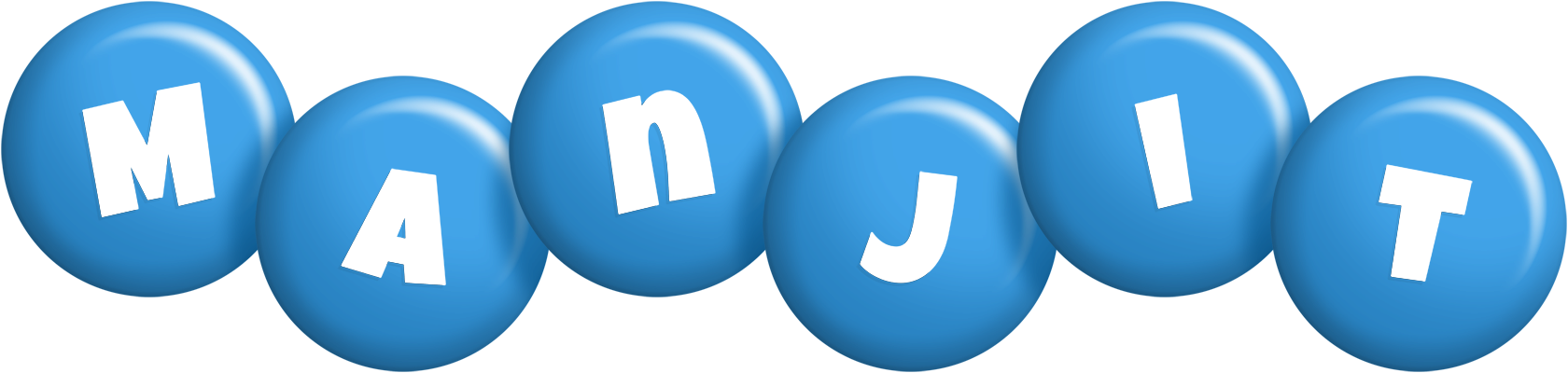 Manjit candy-blue logo