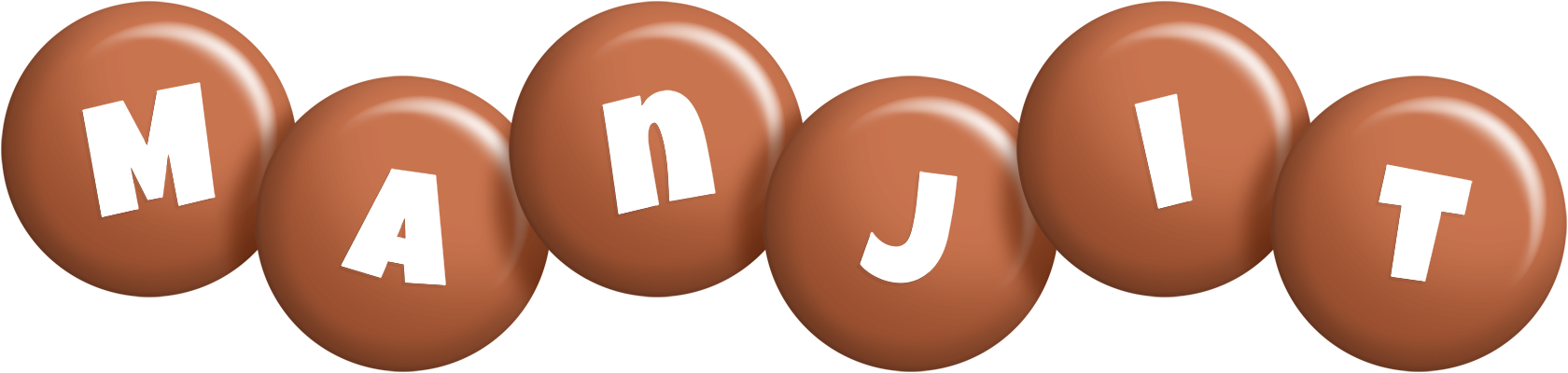 Manjit candy-brown logo