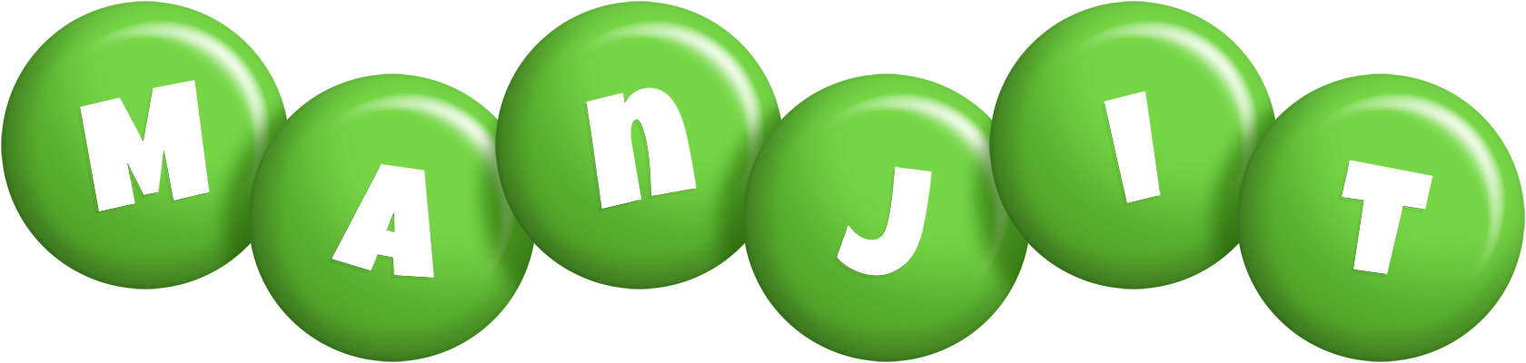 Manjit candy-green logo