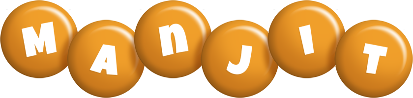 Manjit candy-orange logo