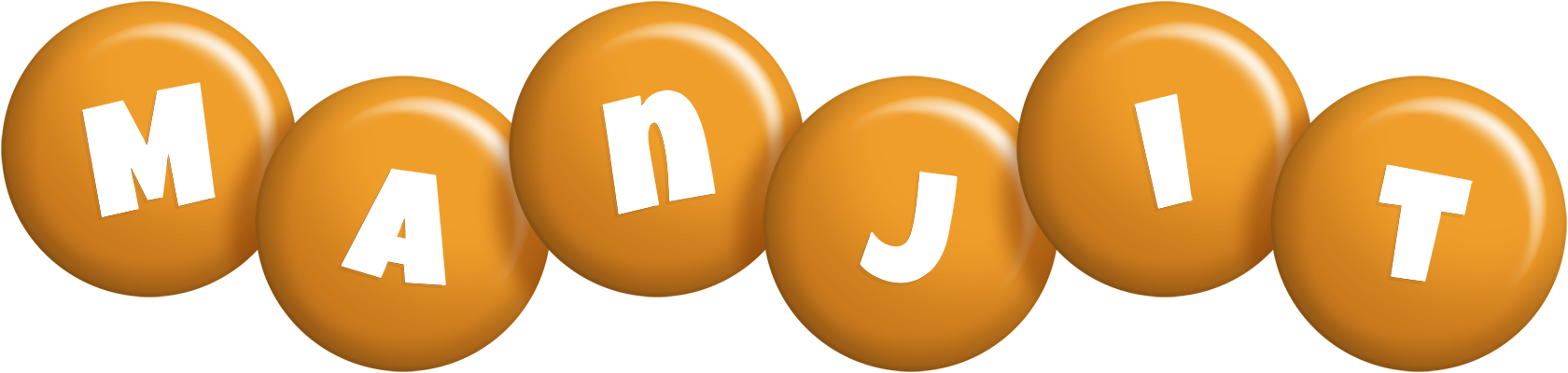 Manjit candy-orange logo