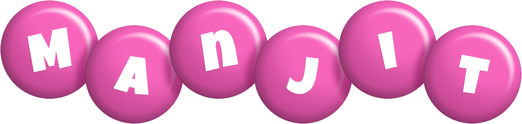 Manjit candy-pink logo