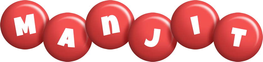Manjit candy-red logo