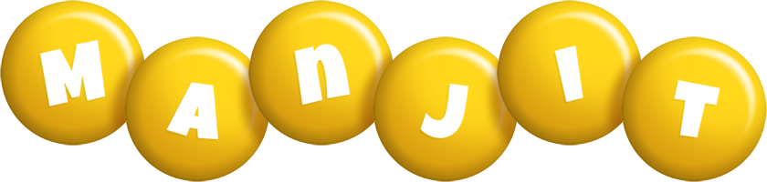Manjit candy-yellow logo