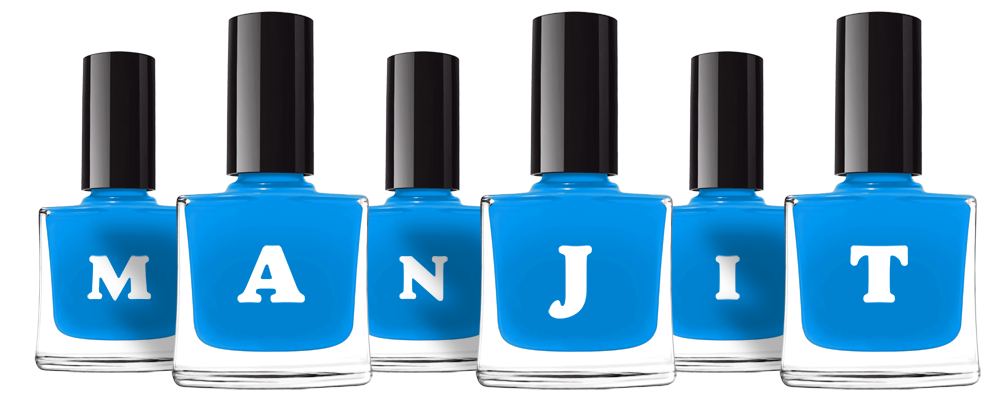 Manjit glossy logo