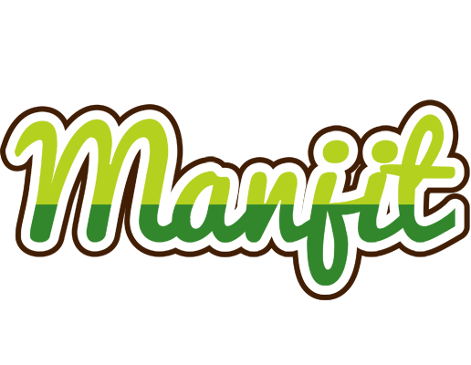 Manjit golfing logo