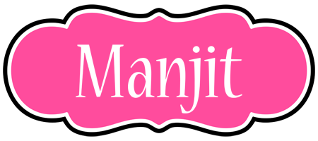 Manjit invitation logo