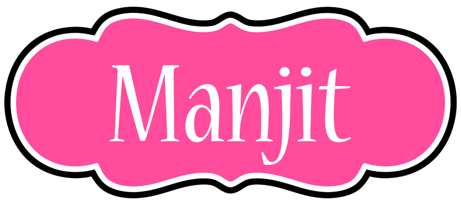 Manjit invitation logo