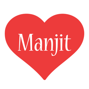 Manjit love logo