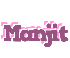 Manjit relaxing logo