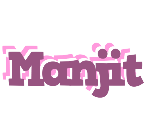 Manjit relaxing logo