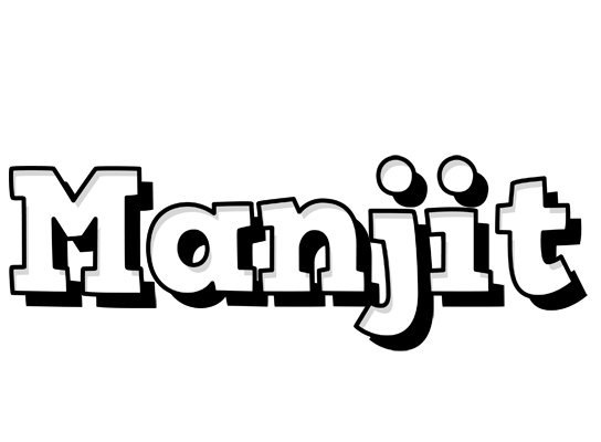 Manjit snowing logo