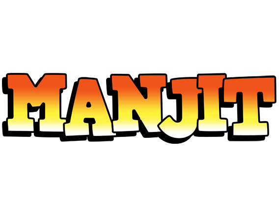 Manjit sunset logo
