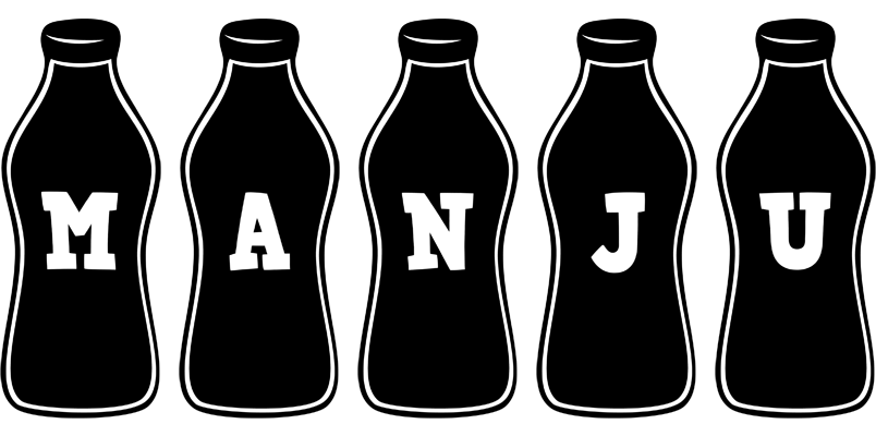 Manju bottle logo