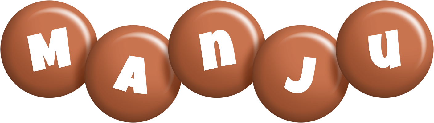 Manju candy-brown logo