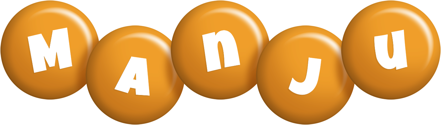 Manju candy-orange logo