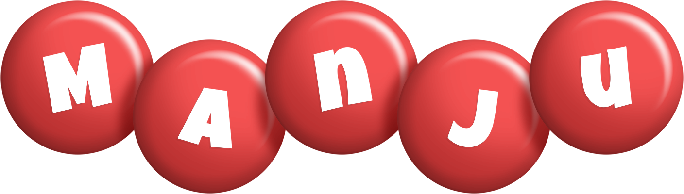 Manju candy-red logo
