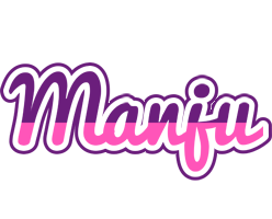 Manju cheerful logo