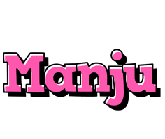 Manju girlish logo