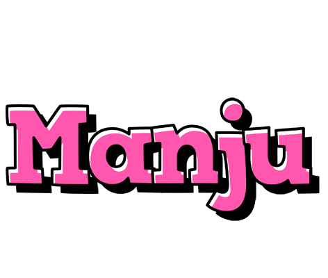 Manju girlish logo