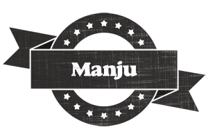 Manju grunge logo