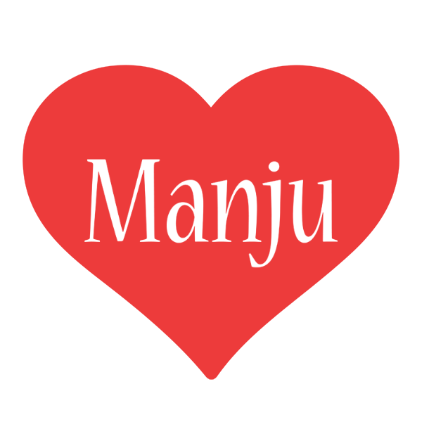 Manju love logo