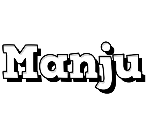 Manju snowing logo