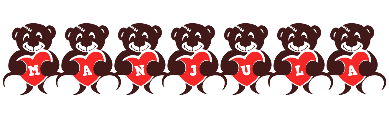 Manjula bear logo