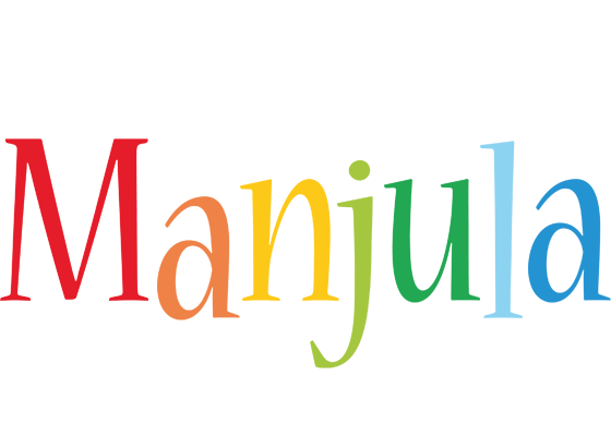 Manjula birthday logo