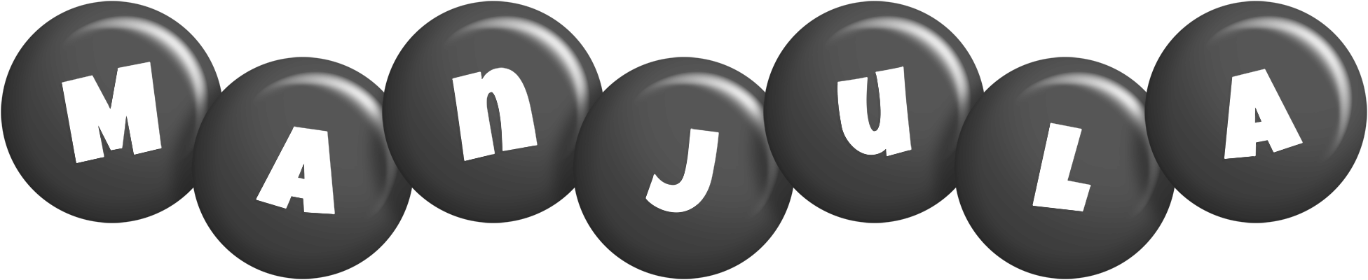 Manjula candy-black logo
