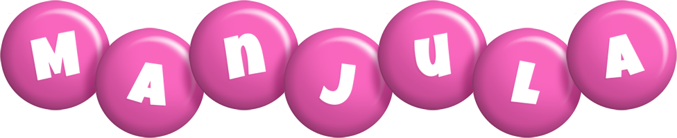 Manjula candy-pink logo