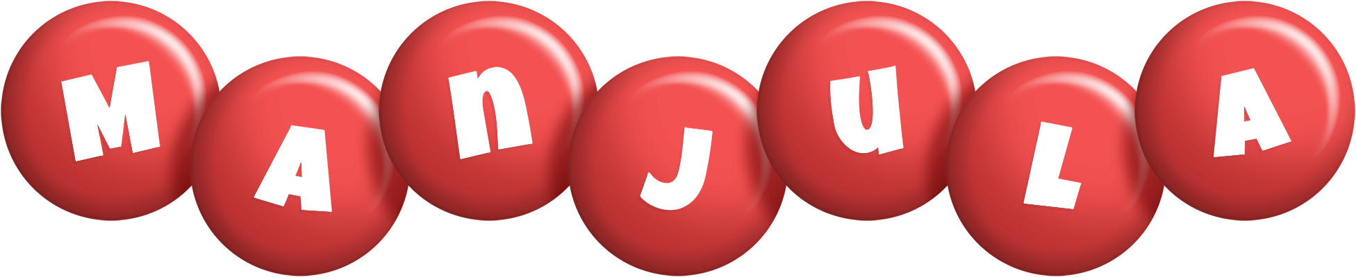 Manjula candy-red logo