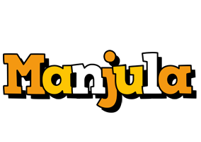 Manjula cartoon logo