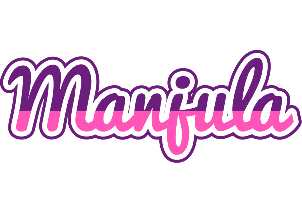 Manjula cheerful logo